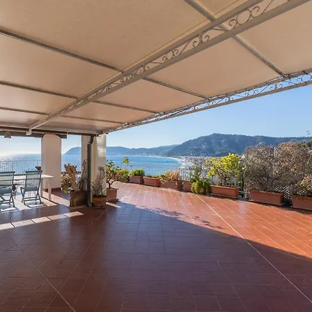 公寓 Hostdomus - La Terrazza Sul Mare With Private Parking